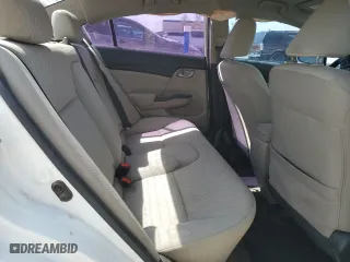 2014 Honda Civic Sedan LX with VIN 2HGFB2F51EH507450, listed as a Copart auction lot 51663335 with 185,305 mi miles and Salvage Title. Bid and sale history available at carsss.com. Image 10.