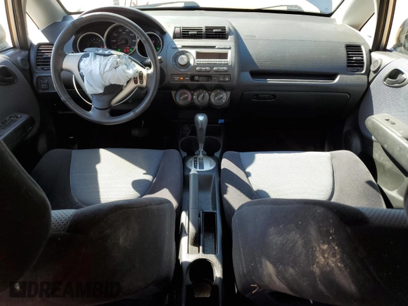 2008 Honda Fit Sport with VIN JHMGD38668S043186, listed as a Copart auction lot 48533055 with 95,396 mi miles and Salvage Title. Bid and sale history available at carsss.com. Image 8.