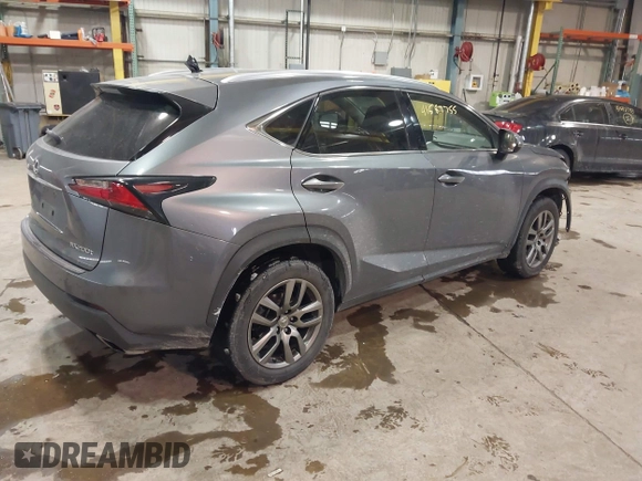 2015 Lexus NX 200t with VIN JTJYARBZ6F2016343, listed as a IAAI auction lot 41587755 with 120,311 mi miles. Bid and sale history available at carsss.com. Image 4.