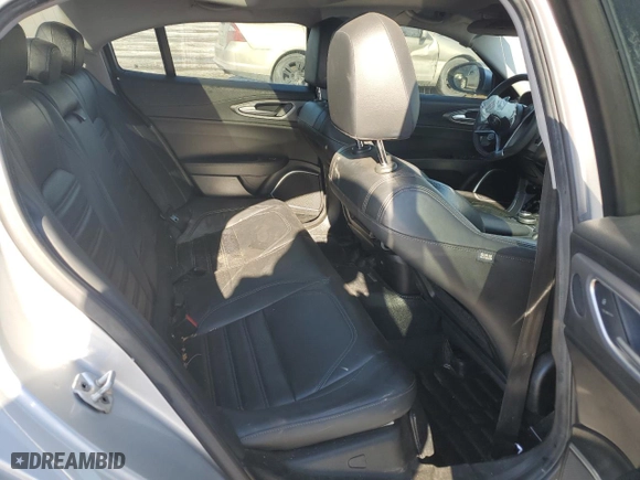 2017 Alfa Romeo Giulia Ti with VIN ZARFAEEN5H7556211, listed as a Copart auction lot 45696315 with 0 mi miles and Salvage Title. Bid and sale history available at carsss.com. Image 10.