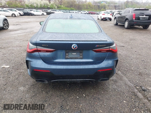2023 BMW 4 Series M440i xDrive with VIN WBA13AR07PCL27599, listed as a IAAI auction lot 41963102 with 23,526 mi miles and . Bid and sale history available at DreamBid. Image 17.