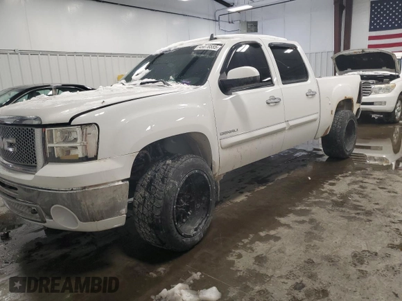 2011 GMC Sierra 1500 Denali z VIN 3GTP2XE26BG304637, wystawiony jako Copart lot #45878555 z przebiegiem 164 755 mil mil oraz Szkody całkowita. Historia ofert i sprzedaży dostępna na DreamBid. Obrazek 1.