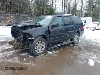 2011 Ford Expedition Limited with VIN 1FMJU2A51BEF23561, listed as a IAAI auction lot 41848917 with 142,402 mi miles and . Bid and sale history available at DreamBid. Image 2.