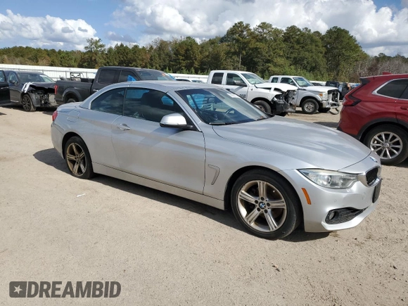 2014 BMW 4 Series 428i xDrive with VIN WBA3T1C58EPS98357, listed as a Copart auction lot 78603674 with 185,361 mi miles and Clean Title. Bid and sale history available at carsss.com. Image 4.