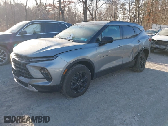 2025 Chevrolet Blazer LT with VIN 3GNKBHR45SS104574, listed as a IAAI auction lot 41293595 with 1,205 mi miles and . Bid and sale history available at DreamBid. Image 17.