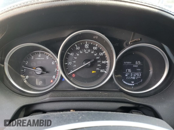 2016 Mazda Mazda6 i Touring with VIN JM1GJ1V50G1460415, listed as a Copart auction lot 48035625 with 111,481 mi miles and Salvage Title. Bid and sale history available at carsss.com. Image 9.