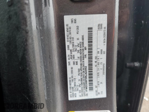 2024 Ford Bronco Outer Banks with VIN 1FMEE8BP5RLA22552, listed as a Copart auction lot 57555045 with 18,000 mi miles and Salvage title. Bid and sale history available at DreamBid. Image 13.