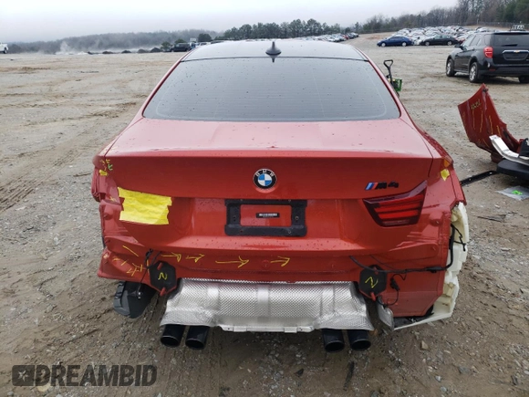 2020 BMW M4 with VIN WBS4Y9C07LFJ12184, listed as a Copart auction lot 49151884 with 19,609 mi miles and Salvage Title. Bid and sale history available at carsss.com. Image 6.