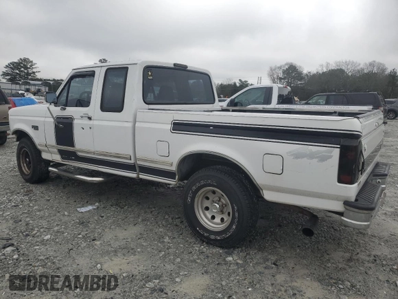 1996 Ford F-150 with VIN 1FTEX14H1TKA33251, listed as a Copart auction lot 45154865 with 278,905 mi miles and Salvage title. Bid and sale history available at DreamBid. Image 2.