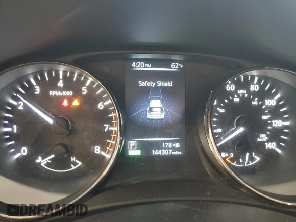 2017 Nissan Rogue S with VIN KNMAT2MT0HP610043, listed as a Copart auction lot 55412965 with 144,307 mi miles and Non Repairable. Bid and sale history available at DreamBid. Image 9.