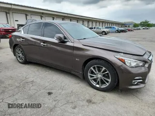 2017 Infiniti Q50 Signature Edition z VIN JN1EV7AP5HM741196, wystawiony jako Copart lot #59288455 z przebiegiem 107 827 mil mil oraz Szkoda całkowita • Salvage title. Historia ofert i sprzedaży dostępna na DreamBid. Obrazek 4.
