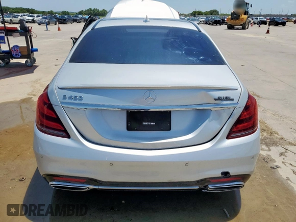 2018 Mercedes-Benz S 450 z VIN WDDUG6GB0JA364251, wystawiony jako Copart lot #64254235 z przebiegiem Nie podano mil oraz Czysty tytuł • Clean title. Historia ofert i sprzedaży dostępna na DreamBid. Obrazek 6.