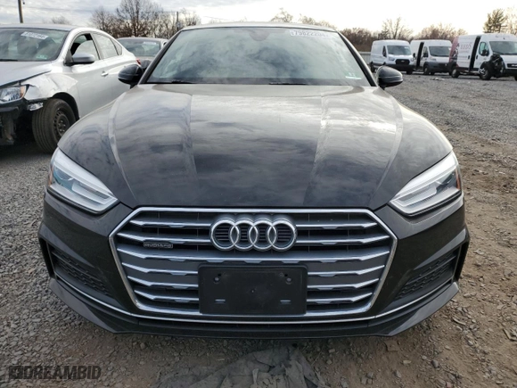 2018 Audi A5 Coupe Premium with VIN WAUSNAF55JA078513, listed as a Copart auction lot 79822204 with NaN miles and Salvage Title. Bid and sale history available at carsss.com. Image 5.