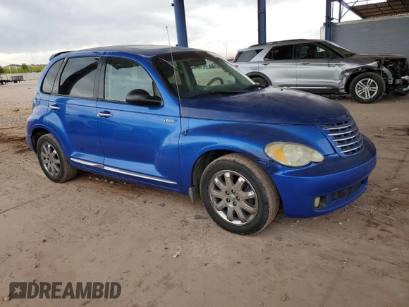 2006 Chrysler PT Cruiser Limited with VIN 3A8FY68816T200938, listed as a Copart auction lot 52941595 with 144,720 mi miles and Salvage Title. Bid and sale history available at DreamBid. Image 4.