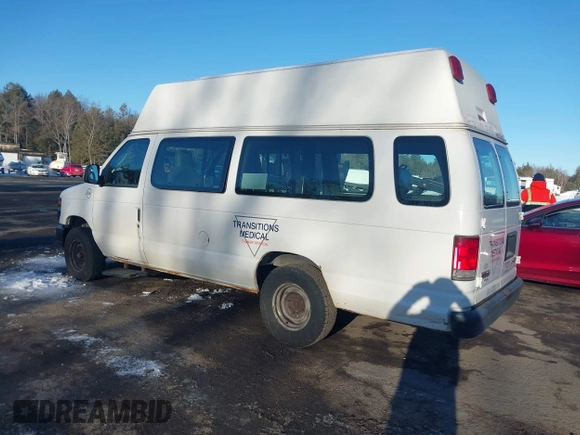 2013 Ford Econoline Cargo Commercial with VIN 1FTNS2EW7DDB11409, listed as a IAAI auction lot 41479914 with 216,048 mi miles and . Bid and sale history available at carsss.com. Image 3.