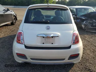 2012 FIAT 500 Sport with VIN 3C3CFFBR7CT310541, listed as a Copart auction lot 58849675 with 107,427 mi miles and Salvage title. Bid and sale history available at DreamBid. Image 6.