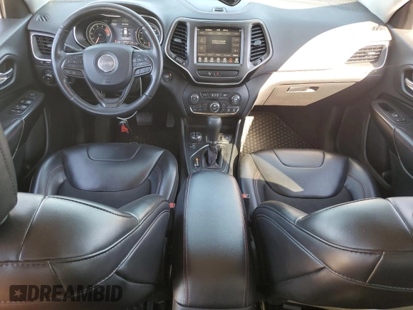 2019 Jeep Cherokee Trailhawk with VIN 1C4PJMBX7KD336494, listed as a Copart auction lot 50346545 with 69,994 mi miles and Salvage Title. Bid and sale history available at DreamBid. Image 8.