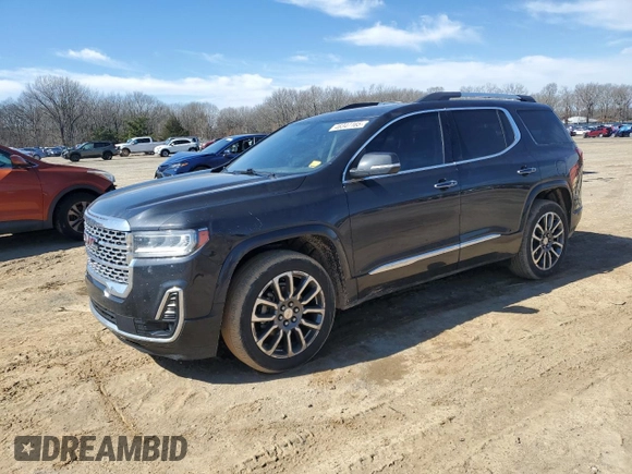 2020 GMC Acadia Denali with VIN 1GKKNXLS1LZ152440, listed as a Copart auction lot 46347165 with 67,682 mi miles and Salvage title. Bid and sale history available at DreamBid. Image 1.