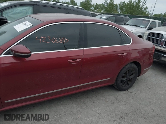 2016 Volkswagen Passat S with VIN 1VWAS7A39GC047145, listed as a IAAI auction lot 42306897 with 196,420 mi miles and . Bid and sale history available at DreamBid. Image 14.