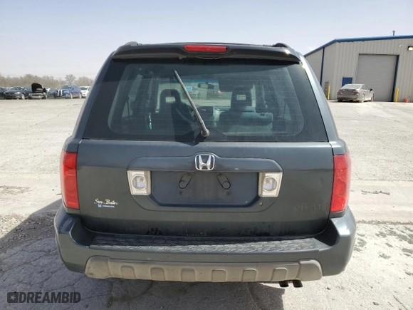 2004 Honda Pilot LX with VIN 2HKYF18174H510665, listed as a Copart auction lot 49353745 with 225,718 mi miles and Clean Title. Bid and sale history available at carsss.com. Image 6.
