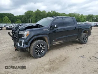 2022 GMC Sierra 1500 AT4 with VIN 3GTP9EEL8NG146797, listed as a Copart auction lot 56843105 with 53,890 mi miles and Salvage title. Bid and sale history available at DreamBid. Image 1.