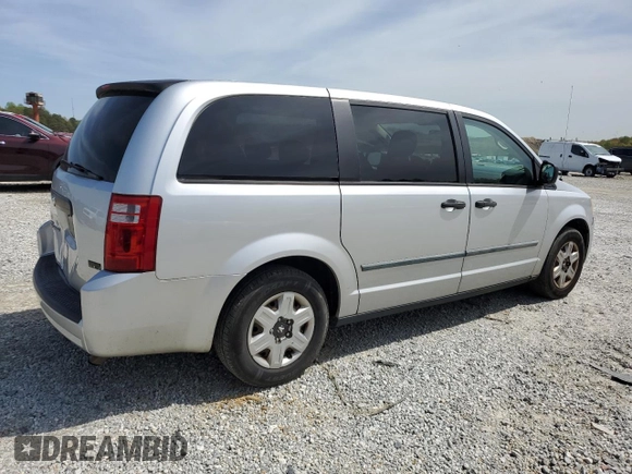 2008 Dodge Grand Caravan SE with VIN 1D8HN44H58B153583, listed as a Copart auction lot 51406255 with 205,456 mi miles and Salvage Title. Bid and sale history available at DreamBid. Image 3.