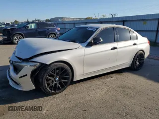 2014 BMW 3 Series 328i with VIN WBA3C1C56EK116247, listed as a Copart auction lot 48554445 with 106,557 mi miles and Salvage Title. Bid and sale history available at carsss.com. Image 1.