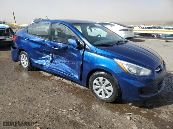 2015 Hyundai Accent GLS with VIN KMHCT4AE6FU922811, listed as a Copart auction lot 48129575 with 116,656 mi miles and Salvage Title. Bid and sale history available at carsss.com. Image 4.