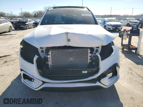 2025 Mercedes-Benz GLS with VIN 4JGFF5KEXSB300520, listed as a Copart auction lot 85600354 with 273 mi miles and Salvage Title. Bid and sale history available at carsss.com. Image 5.