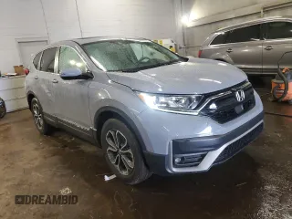 2022 Honda CR-V EX-L with VIN 2HKRW2H86NH605808, listed as a Copart auction lot 47107445 with 18,186 mi miles and Salvage Title. Bid and sale history available at DreamBid. Image 4.