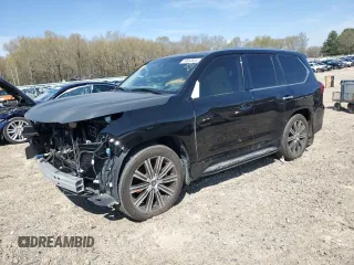 2021 Lexus LX 570 z VIN JTJDY7AX2M4350420, wystawiony jako Copart lot #46682654 z przebiegiem 40 532 mil mil oraz . Historia ofert i sprzedaży dostępna na DreamBid. Obrazek 1.