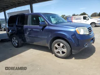 2014 Honda Pilot EX-L with VIN 5FNYF4H5XEB035856, listed as a Copart auction lot 54093365 with 91,393 mi miles and Clean Title. Bid and sale history available at carsss.com. Image 4.
