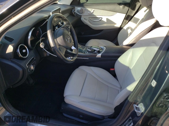 2015 Mercedes-Benz C 300 with VIN 55SWF4JB1FU089196, listed as a Copart auction lot 52414845 with 118,875 mi miles and Salvage Title. Bid and sale history available at DreamBid. Image 7.