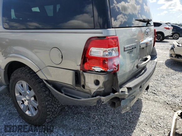2008 Ford Expedition Max SSV with VIN 1FMFK15588LA64923, listed as a Copart auction lot 60997435 with 223,446 mi miles and Salvage title. Bid and sale history available at DreamBid. Image 9.