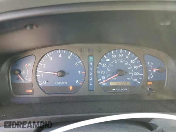 2003 Toyota Sienna LE with VIN 4T3ZF13C13U544539, listed as a Copart auction lot 61351734 with 308,289 mi miles and Salvage Title. Bid and sale history available at carsss.com. Image 9.