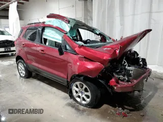 2020 Ford EcoSport SE with VIN MAJ6S3GL2LC341902, listed as a Copart auction lot 53675355 with 56,994 mi miles and Non Repairable. Bid and sale history available at carsss.com. Image 4.