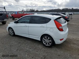 2014 Hyundai Accent SE with VIN KMHCU5AE6EU194568, listed as a Copart auction lot 46451645 with 70,976 mi miles and Salvage Title. Bid and sale history available at carsss.com. Image 2.