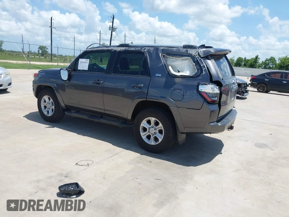 2020 Toyota 4Runner SR5 with VIN JTEZU5JR7L5224133, listed as a IAAI auction lot 42454918 with 116,014 mi miles and . Bid and sale history available at DreamBid. Image 3.
