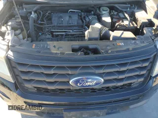 2016 Ford Utility Police Interceptor with VIN 1FM5K8AR3GGD16484, listed as a Copart auction lot 84160344 with 113,057 mi miles and Salvage Title. Bid and sale history available at carsss.com. Image 12.