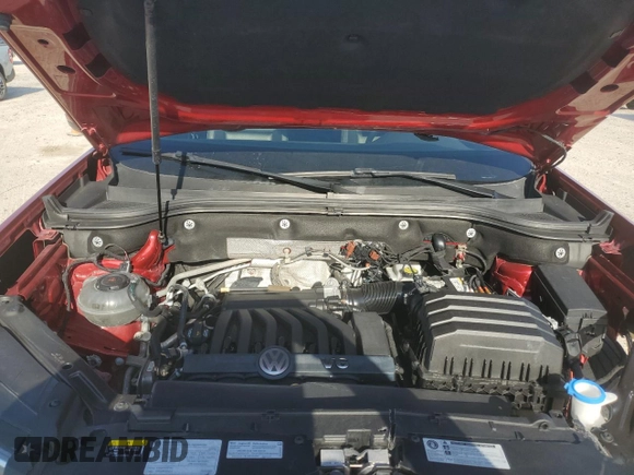 2019 Volkswagen Atlas SE with VIN 1V2DR2CA8KC604113, listed as a Copart auction lot 53108275 with 87,000 mi miles and Salvage title. Bid and sale history available at DreamBid. Image 12.