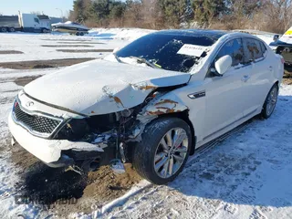 2014 Kia Optima SXL Turbo with VIN 5XXGR4A61EG343260, listed as a IAAI auction lot 41418449 with 133,555 mi miles and . Bid and sale history available at DreamBid. Image 16.
