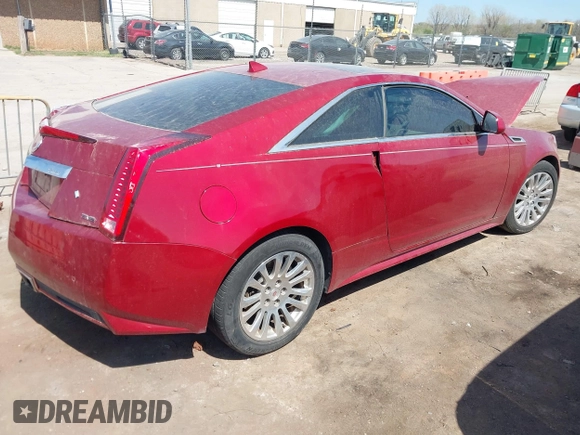 2014 Cadillac CTS Premium with VIN 1G6DD1E31E0120172, listed as a IAAI auction lot 41919738 with 104,744 mi miles and . Bid and sale history available at DreamBid. Image 4.