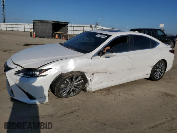 2021 Lexus ES with VIN 58ADA1C18MU002333, listed as a Copart auction lot 89188855 with 88,899 mi miles and Salvage Title. Bid and sale history available at carsss.com. Image 1.