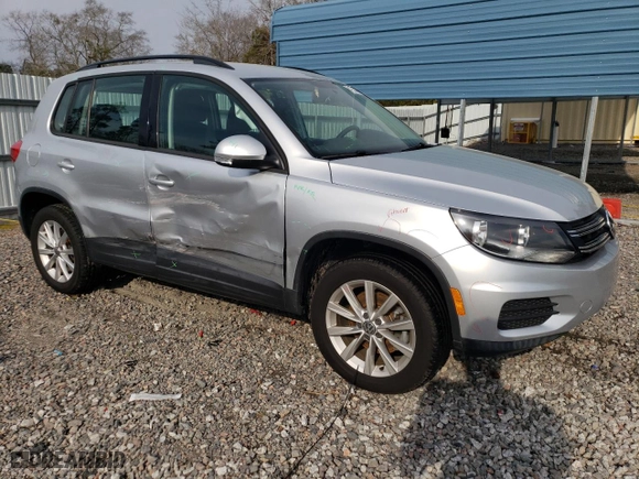 2017 Volkswagen Tiguan S with VIN WVGAV7AX3HK044001, listed as a Copart auction lot 48546375 with 49,971 mi miles and Salvage Title. Bid and sale history available at carsss.com. Image 4.