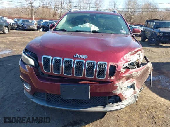 2019 Jeep Cherokee Limited with VIN 1C4PJMDX6KD337276, listed as a IAAI auction lot 41572575 with 76,233 mi miles and . Bid and sale history available at DreamBid. Image 12.