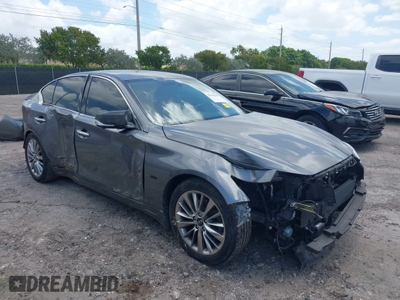 2019 Infiniti Q50 Luxe с VIN JN1EV7AP8KM541274, выставлен на аукционе IAAI как лот 42160208 с пробегом 35 434 миль миль и . История ставок и продаж доступна на DreamBid. Изображение 1.