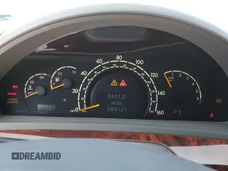 2000 Mercedes-Benz S 320/430/500 z VIN WDBNG75J4YA134526, wystawiony jako Copart lot #57258995 z przebiegiem 99 131 mil mil oraz Szkoda całkowita • Salvage title. Historia ofert i sprzedaży dostępna na DreamBid. Obrazek 9.