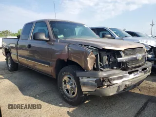 2003 Chevrolet Silverado 1500 with VIN 1GCEK19V83Z237517, listed as a Copart auction lot 56306535 with 143,746 mi miles and Salvage Title. Bid and sale history available at DreamBid. Image 4.