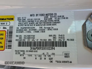 2014 Ford Fusion Titanium with VIN 3FA6P0K93ER103394, listed as a Copart auction lot 88048375 with 126,570 mi miles and Salvage Title. Bid and sale history available at DreamBid. Image 12.