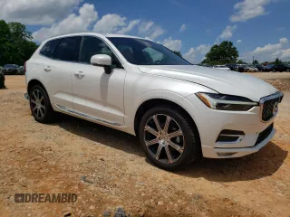 2021 Volvo XC60 Inscription with VIN YV4102RL3M1856578, listed as a Copart auction lot 60994225 with 45,748 mi miles and Salvage title. Bid and sale history available at DreamBid. Image 4.
